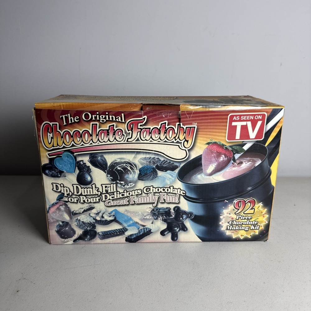 The Original Chocolate Factory As Seen On TV 92 Piece Chocolate Kit New  OpenBox